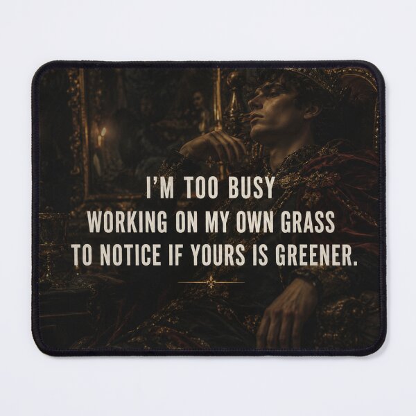 Item preview, Too Busy Working on My Own Grass designed and sold by vibemuseum.studio.