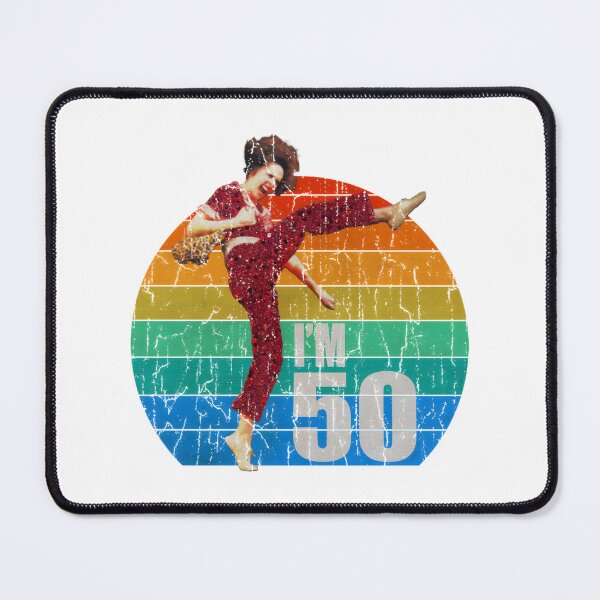 Item preview, Fifty And Fabulous High Kick Dancer Birthday Retro Style | Perfect Gift For You And Friends designed and sold by BOABY-SANCHEZ.