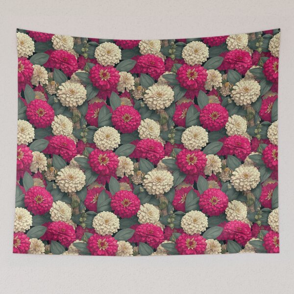 Item preview, Edgy Zinnia - Flower Floral Pattern - Valentine Gifts For Boyfriend designed and sold by RoyalStarsPatts.