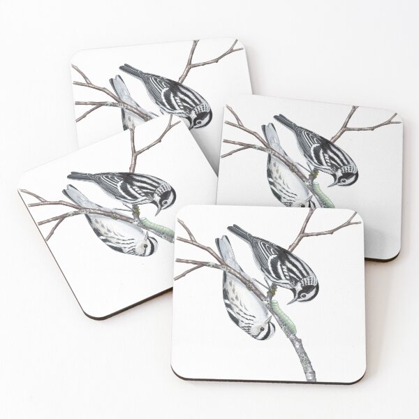 Item preview, Black-and-white Warbler (Mniotilta varia) designed and sold by JadaFitch.