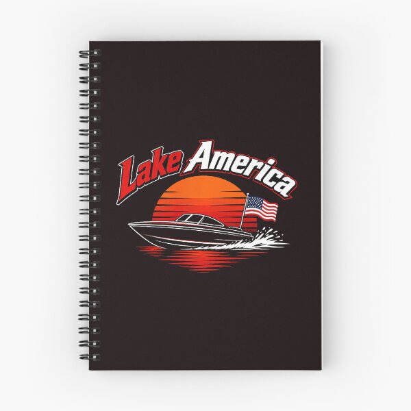 Item preview, Lake America Boating Adventure Art designed and sold by ImeldaSparks.
