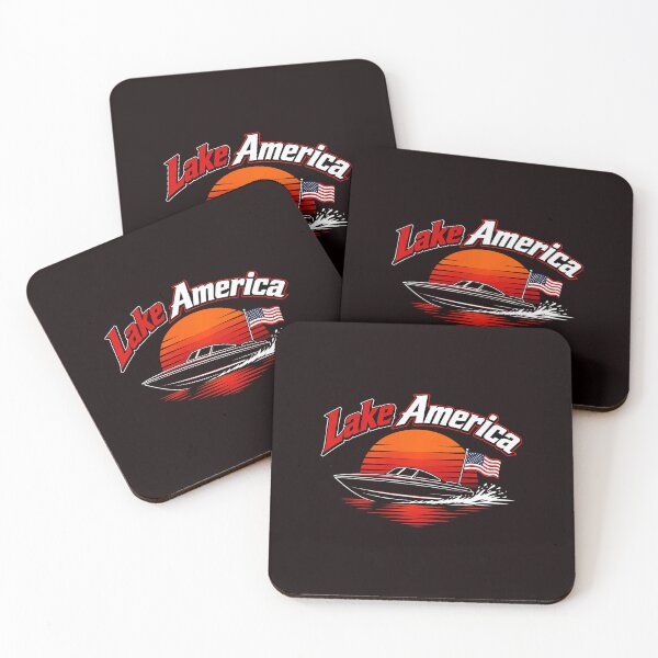Item preview, Lake America Boating Adventure Art designed and sold by ImeldaSparks.