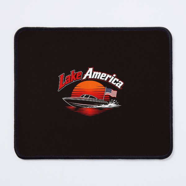 Item preview, Lake America Boating Adventure Art designed and sold by ImeldaSparks.
