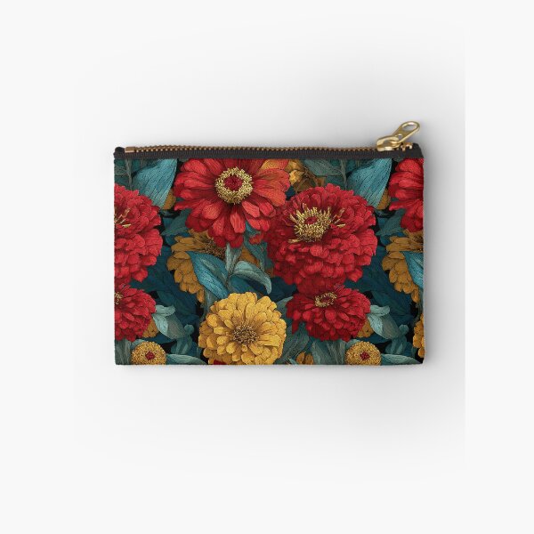 Item preview, Edgy Zinnia  - Botanical Garden Pattern - Valentine Gifts For Girlfriend designed and sold by RoyalStarsPatts.