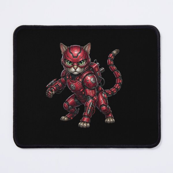Item preview, Cyborg Cat Warrior - Futuristic Cyberpunk Mecha Cat designed and sold by TOOBIC.