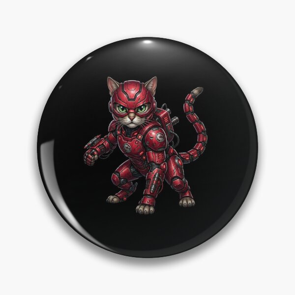 Item preview, Cyborg Cat Warrior - Futuristic Cyberpunk Mecha Cat designed and sold by TOOBIC.