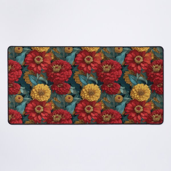 Item preview, Edgy Zinnia - Botanical Garden Pattern - Valentine Gifts For Girlfriend designed and sold by RoyalStarsPatts.