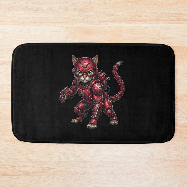 Item preview, Cyborg Cat Warrior - Futuristic Cyberpunk Mecha Cat designed and sold by TOOBIC.