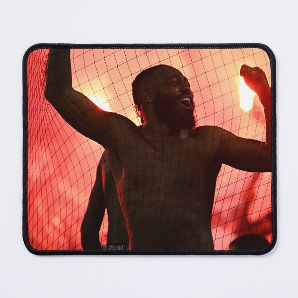 Item preview, Ultras pictured silhouetted with burning flares  designed and sold by STFPhotoAgency.