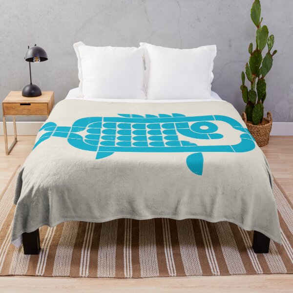 Item preview, Deep Current—Fish | Geometric Ocean Art - turquoise designed and sold by POCOmuchoStudio.