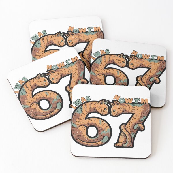 Item preview, funny cat  i was 6 now i am 7 birthday six seven cat lovers designed and sold by ArtDesignTp.