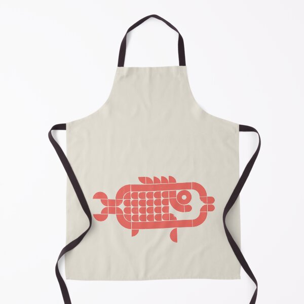 Item preview, Deep Current—Fish | Geometric Ocean Art - coral designed and sold by POCOmuchoStudio.