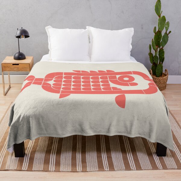 Item preview, Deep Current—Fish | Geometric Ocean Art - coral designed and sold by POCOmuchoStudio.