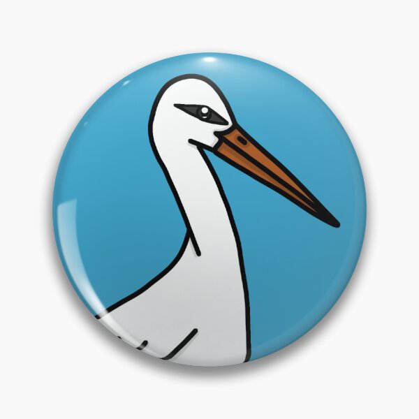 Item preview, White Stork 2026 Design- A Derpybird Design designed and sold by YOjosie.