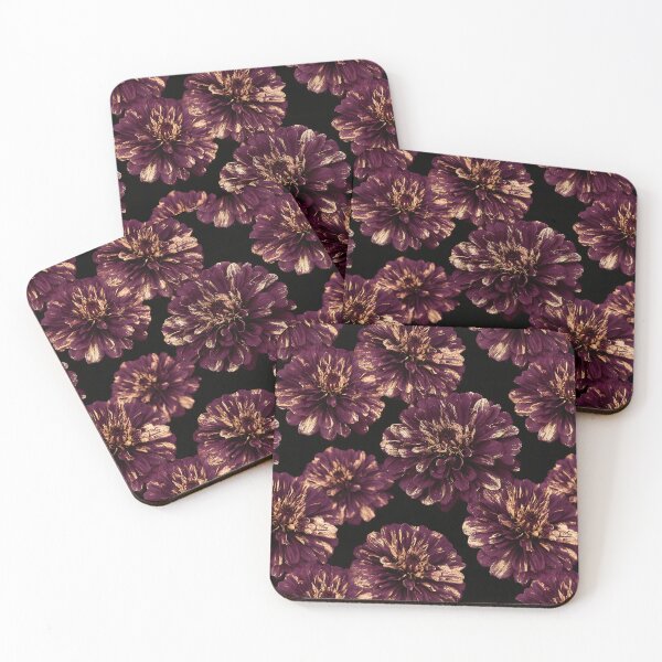 Item preview, Artistic Zinnia Texture  - Botanical Garden Pattern - Valentine Gifts For wife designed and sold by RoyalStarsPatts.