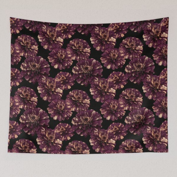 Item preview, Artistic Zinnia Texture  - Botanical Garden Pattern - Valentine Gifts For wife designed and sold by RoyalStarsPatts.