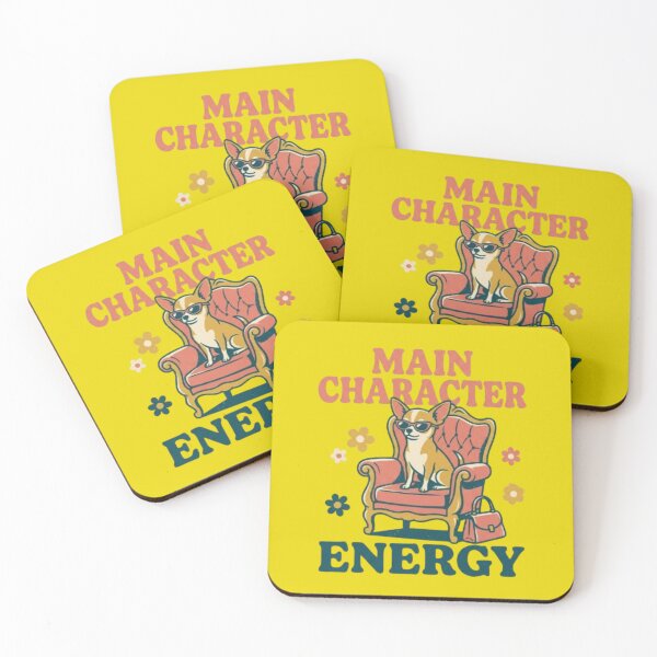 Item preview, Main Character Energy – Confident Dog on Chair Artwork designed and sold by Dogandesighn.