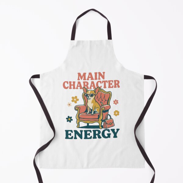Item preview, Main Character Energy – Confident Dog on Chair Artwork designed and sold by Dogandesighn.