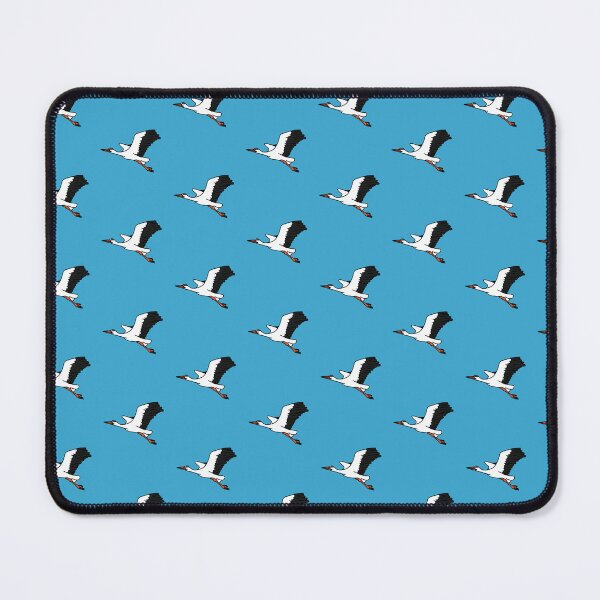 Item preview, White Stork in Flight - A Derpybird Design designed and sold by YOjosie.