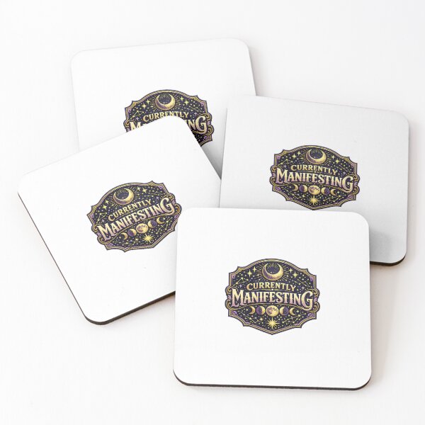 Item preview, Currently Manifesting Sticker designed and sold by RedRubyBubble.