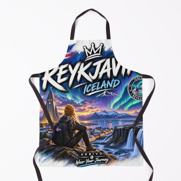Item preview, Reykjavik Iceland – Northern Lights Travel Adventure Design designed and sold by URBIVO.