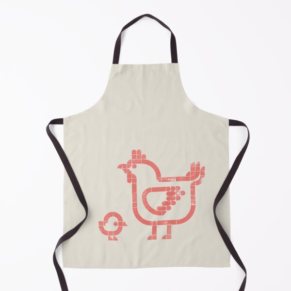 Item preview, Freshly Hatched | Geometric Bird Illustration - coral designed and sold by POCOmuchoStudio.
