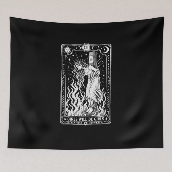 Item preview, Funny Girls Will Be Girls Tarot Art designed and sold by elderberry.