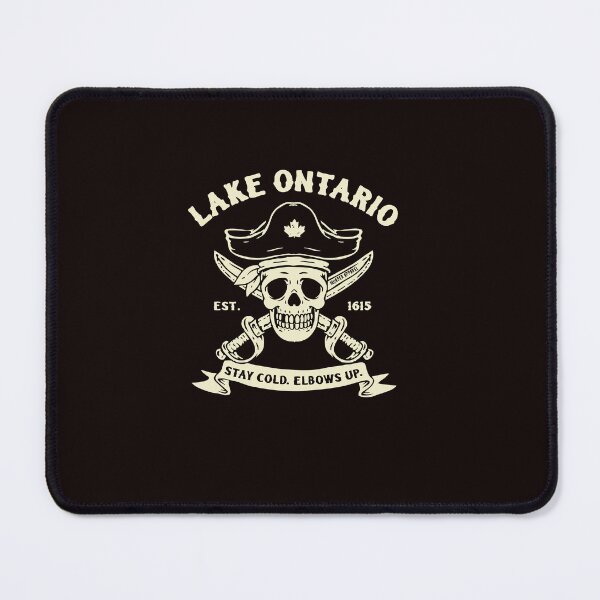 Item preview, Lake Ontario Pirate Skull Crossbones Stay Cold Elbows Up designed and sold by ImeldaSparks.