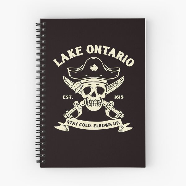 Item preview, Lake Ontario Pirate Skull Crossbones Stay Cold Elbows Up designed and sold by ImeldaSparks.