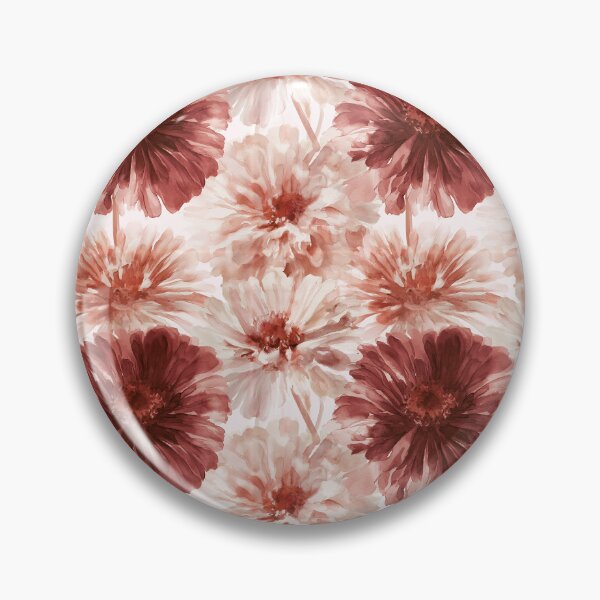 Item preview, Vibrant Zinnia Flower - Hawaiian Flower Pattern - Valentines Gifts designed and sold by RoyalStarsPatts.