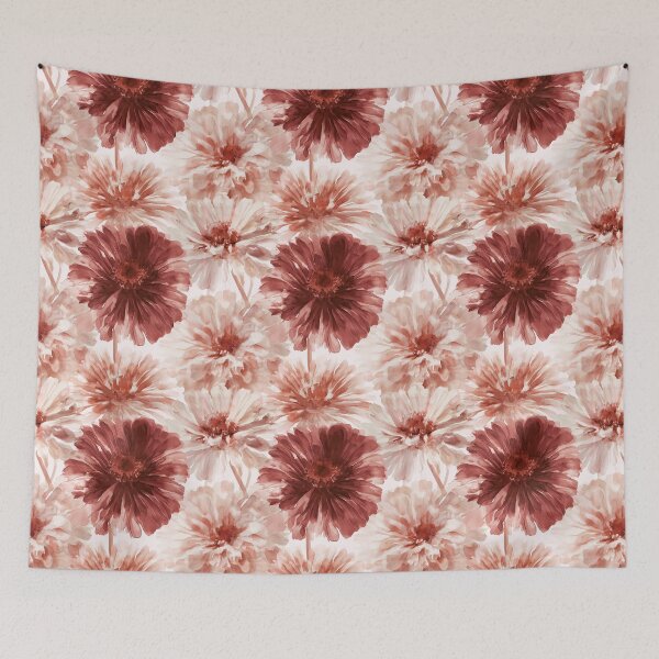 Item preview, Vibrant Zinnia Flower - Hawaiian Flower Pattern - Valentines Gifts designed and sold by RoyalStarsPatts.