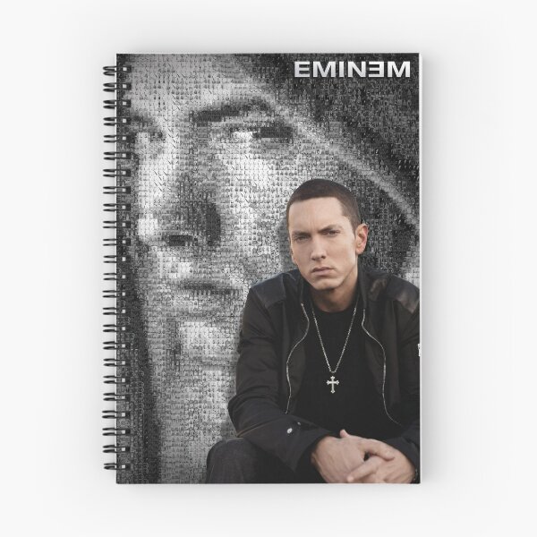 Item preview, Eminem Black and White Mosaic Portrait Rap Music Art designed and sold by gorpissu.