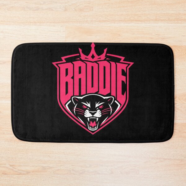 Item preview, Baddie Pink Panther Mascot Shield - Fierce Streetwear & Gamer Girl Graphic designed and sold by BearLoveDesign.
