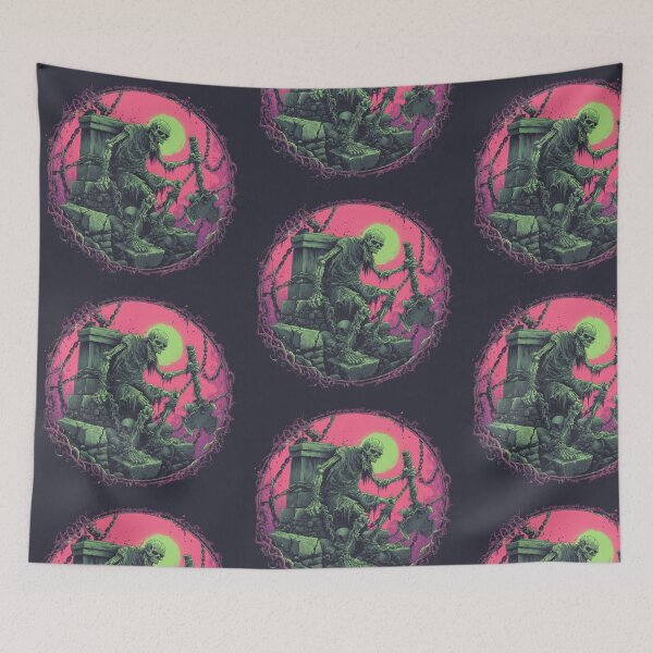 Item preview, Skeletal Executioner Throne Graphic Art – Gothic Battleaxe Horror Design designed and sold by TOCOCLAWS.