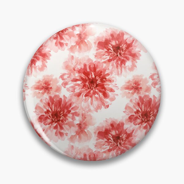 Item preview, Soft Zinnia Print  - Birthday Flower Pattern - Wedding Anniversary Gifts designed and sold by RoyalStarsPatts.
