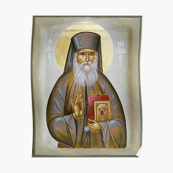St Nektarios of Aigina Poster
