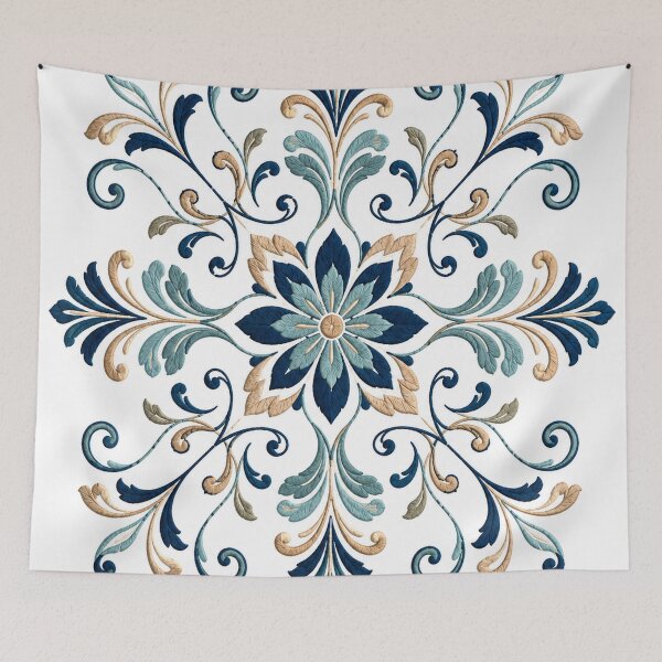 Item preview, Elegant Indian Floral Mandala designed and sold by Punch-E415.