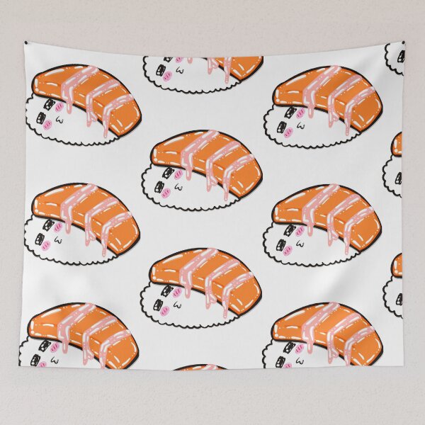 Aperçu de l'œuvre Le sushi au saumon créée et vendue par ThePixelYingth.