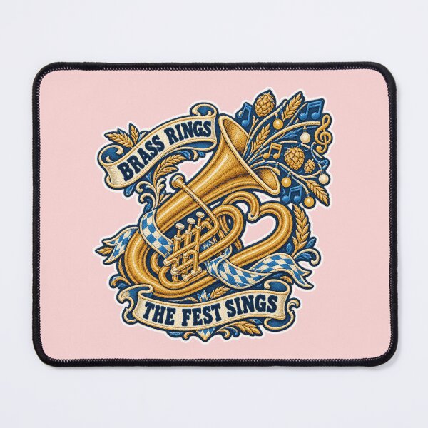 Item preview, Oktoberfest Tuba – Brass Rings, The Fest Sings Folk Patch designed and sold by Jaani-T.
