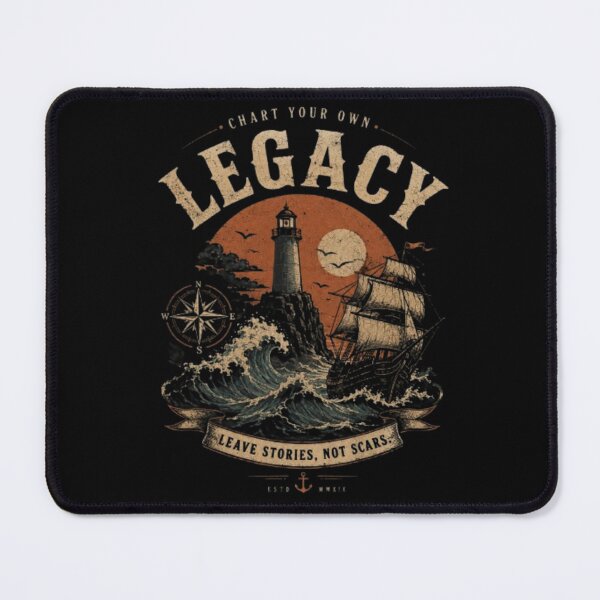 Item preview, Chart Your Own Legacy – Nautical Inspirational Artwork designed and sold by Dogandesighn.
