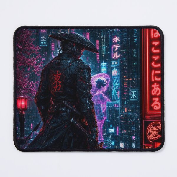 Item preview, Cyberpunk Tokyo Samurai – Neon Future Japan designed and sold by vekotpu.