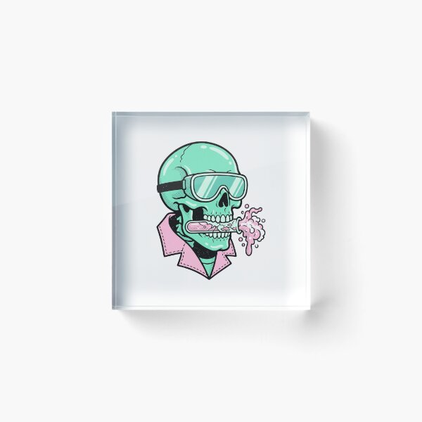 Item preview, Pastel Goth Chemist Skull Test Tube Lab Goggles Science Aesthetic designed and sold by mood-draftsman.