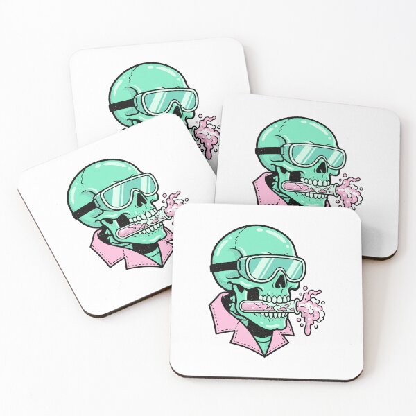 Item preview, Pastel Goth Chemist Skull Test Tube Lab Goggles Science Aesthetic designed and sold by mood-draftsman.