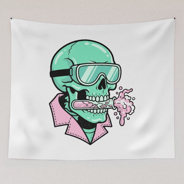 Item preview, Pastel Goth Chemist Skull Test Tube Lab Goggles Science Aesthetic designed and sold by mood-draftsman.
