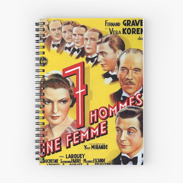 Item preview, Seven Men, One Woman (1936) Vintage Poster designed and sold by bargoghandry.