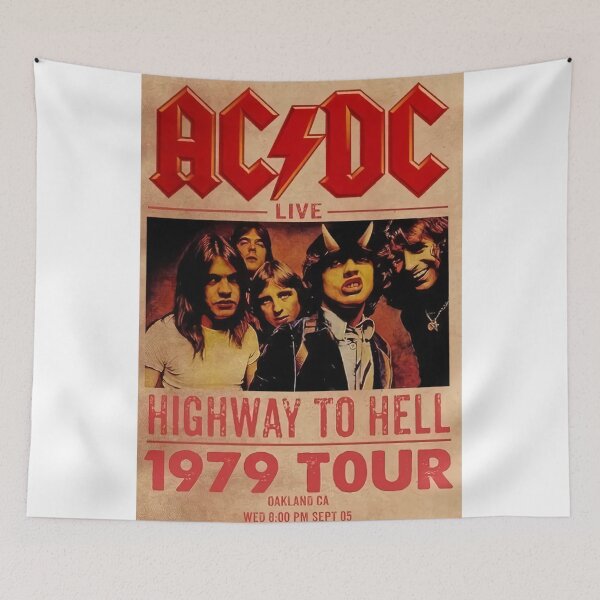 Item preview, Tour !979 Highway To Hell Bands Poster designed and sold by usgolnaro.