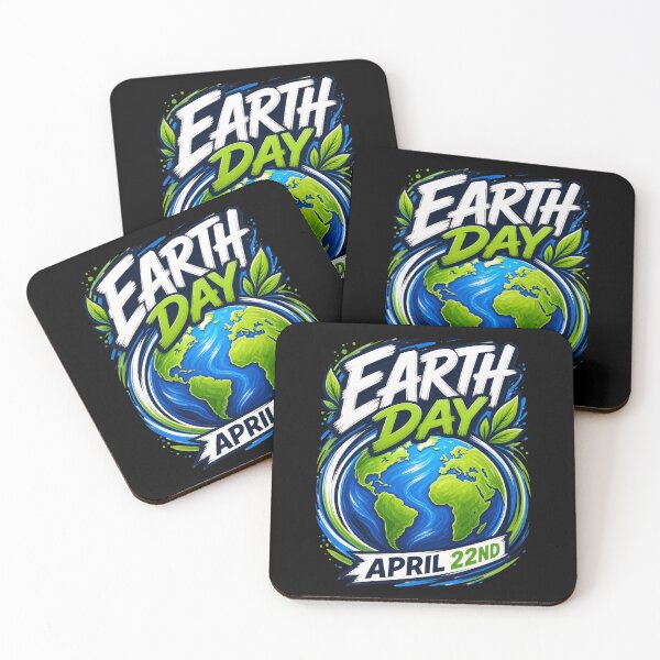 Item preview, Earth Day April 22nd Dynamic Paint Brush Globe - Eco Nature Awareness Graphic designed and sold by BearLoveDesign.