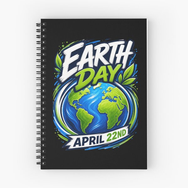 Item preview, Earth Day April 22nd Dynamic Paint Brush Globe - Eco Nature Awareness Graphic designed and sold by BearLoveDesign.