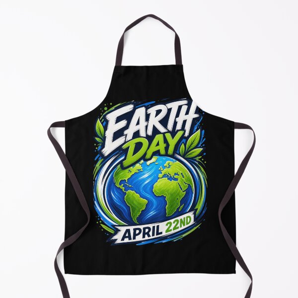 Item preview, Earth Day April 22nd Dynamic Paint Brush Globe - Eco Nature Awareness Graphic designed and sold by BearLoveDesign.