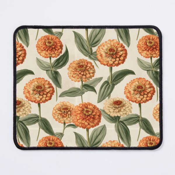 Item preview, Classic Zinnia Texture - Retro Flower Floral - Anniversary Gift Ideas designed and sold by RoyalStarsPatts.